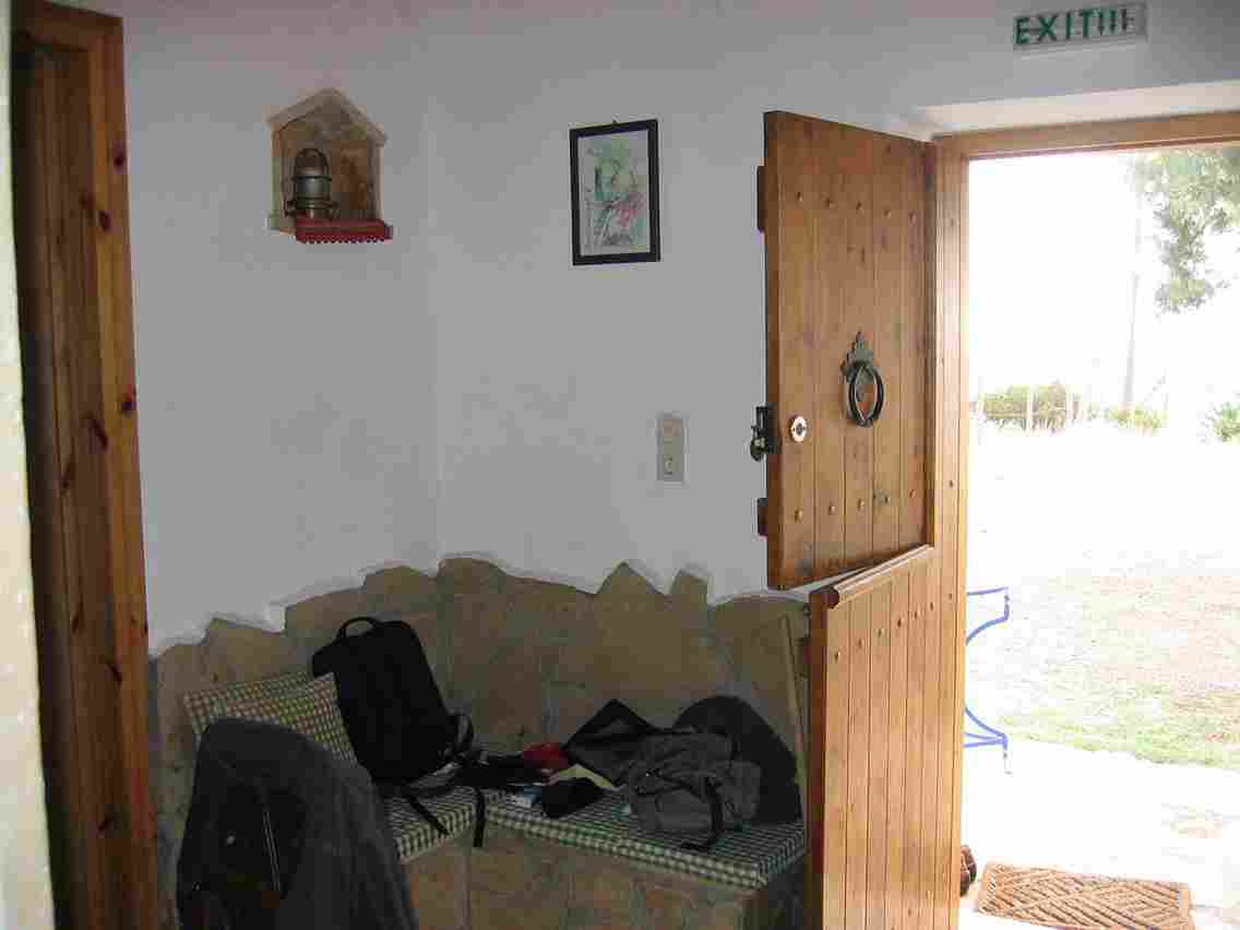 picture of sitting at entry of Melina Apartment