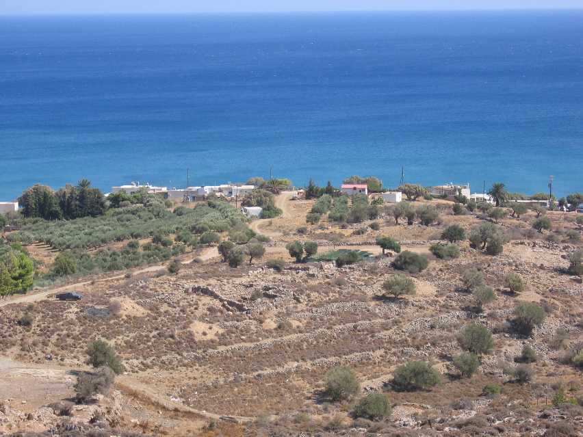 picture of Palace of Zakros from entrance